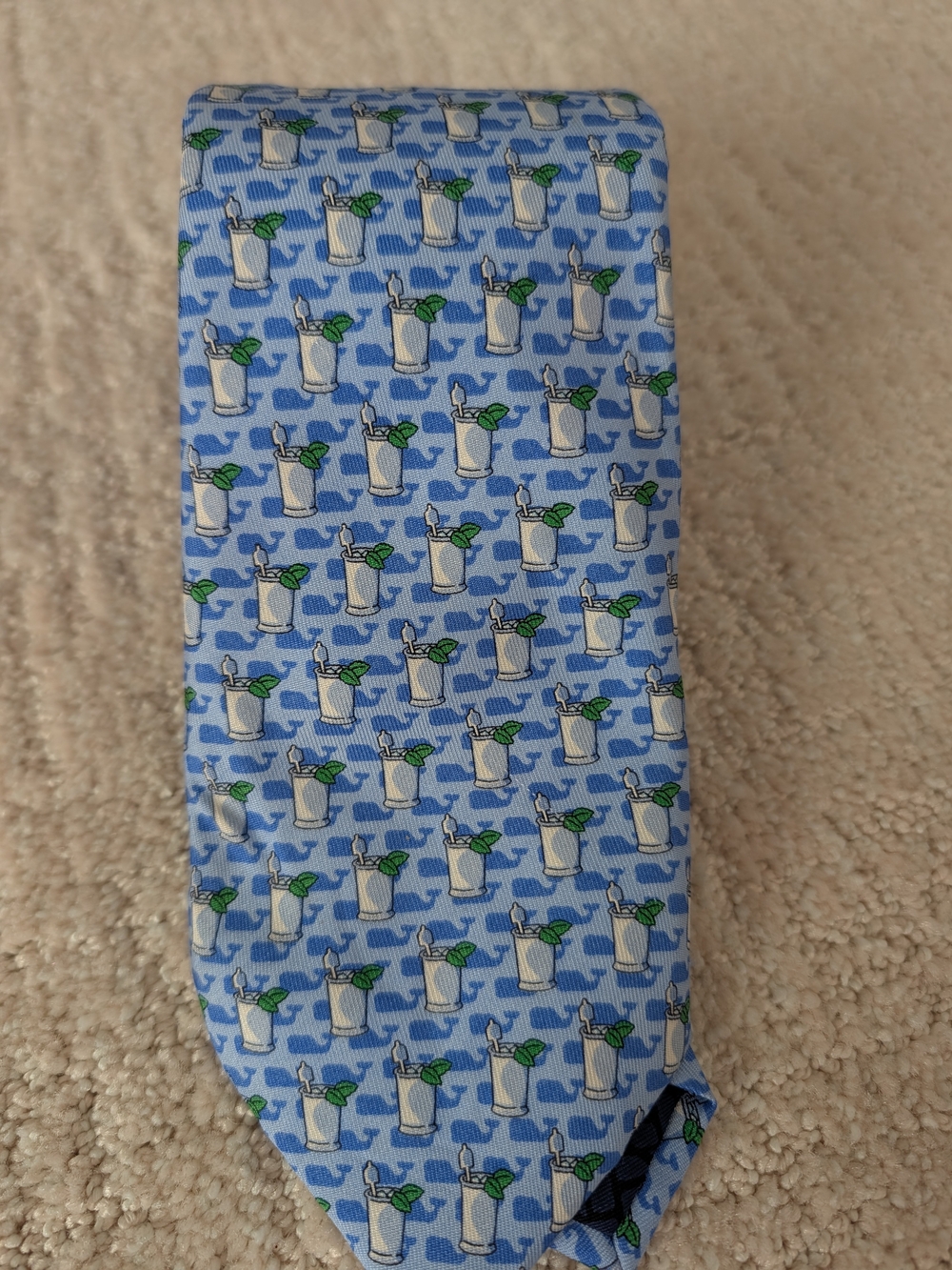 Vineyard Vines Mint Julep Kentucky Derby Tie - 100% Silk
